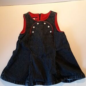 Vintage retro 90s baby denim dress